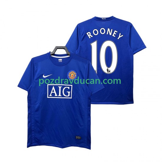 Nogometni Dresovi Manchester United Rooney 10 2009 Retro Muški Treći dres 2008 Kratkih Rukava