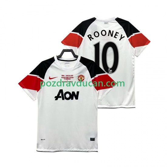 Nogometni Dresovi Manchester United Rooney 10 Champions League 2012 Retro Muški Treći dres 2011 Kratkih Rukava