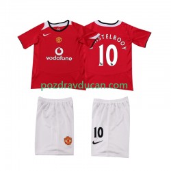 Nogometni Dresovi Manchester United Ruud van Nistelrooy 2005 Retro Dječji Domaći dres 2006 Kratkih Rukava