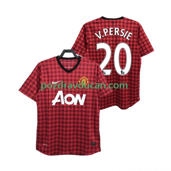 Nogometni Dresovi Manchester United V PERSIE 20 2012 2013 Retro Muški Domaći dres Kratkih Rukava