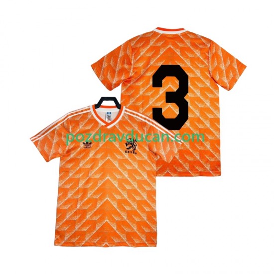 Nogometni Dresovi Nizozemska 3 1988 Retro Muški Domaći dres Kratkih Rukava