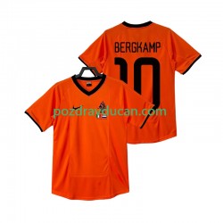 Nogometni Dresovi Nizozemska BERGKAMP 10 2000 Retro Muški Domaći dres Kratkih Rukava