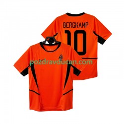 Nogometni Dresovi Nizozemska BERGKAMP 10 Retro Muški Domaći dres 2002 Kratkih Rukava