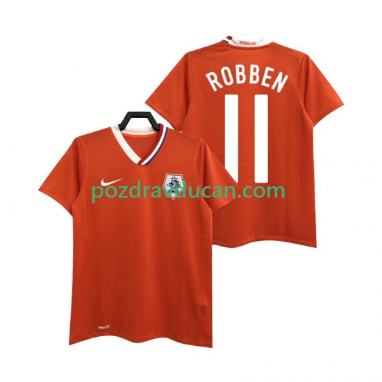 Nogometni Dresovi Nizozemska ROBBEN 11 Retro Muški Domaći dres 2008 Kratkih Rukava