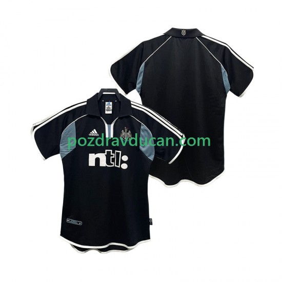 Nogometni Dresovi Newcastle United 2000 2001 Retro Muški Gostujući dres Kratkih Rukava