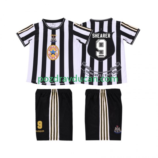 Nogometni Dresovi Newcastle United SHEARER 9 1997 Retro Dječji Domaći dres 1999 Kratkih Rukava