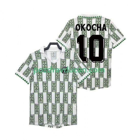 Nogometni Dresovi Nigerija OKOCHA 10 Retro Muški Gostujući dres 1994 Kratkih Rukava