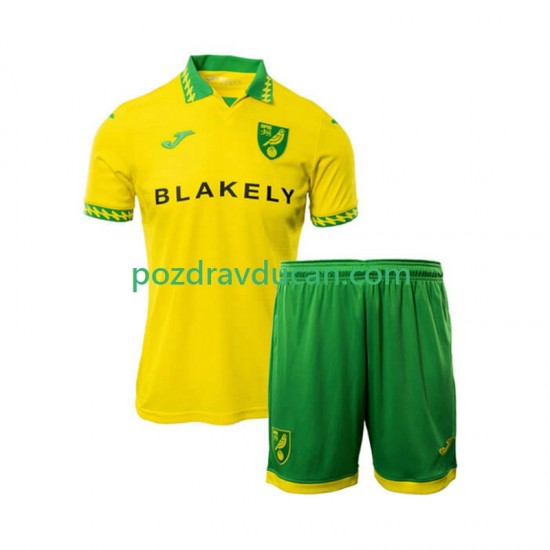 Nogometni Dresovi Norwich City Dječji Domaći dres 2025-2026 Kratkih Rukava