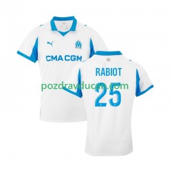 Nogometni Dresovi Olympique de Marseille Adrien Rabiot 25 Muški Domaći dres 2025-2026 Kratkih Rukava