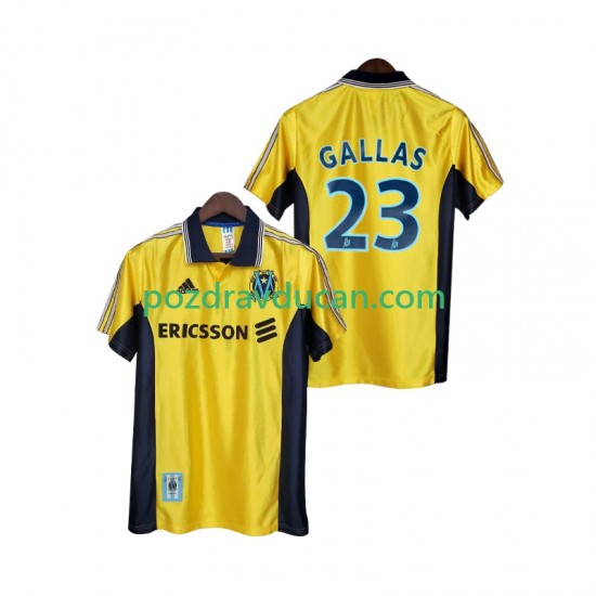 Nogometni Dresovi Olympique de Marseille Gallas 23 Retro Muški Treći dres 1998 1999 Kratkih Rukava