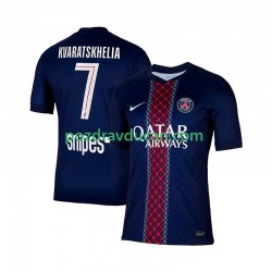 Nogometni Dresovi Paris Saint-Germain Khvicha Kvaratskhelia 7 Muški Domaći dres 2025-2026 Kratkih Rukava