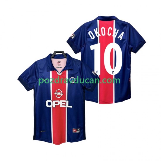 Nogometni Dresovi Paris Saint-Germain OKOCHA 10 Retro Muški Domaći dres 1998 1999 Kratkih Rukava
