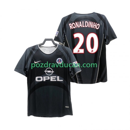Nogometni Dresovi Paris Saint-Germain RONALDINHO 20 2001 Retro Muški Treći dres 2002 Kratkih Rukava