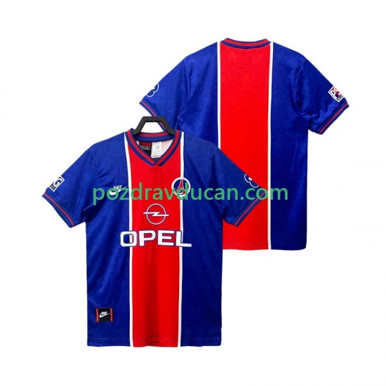Nogometni Dresovi Paris Saint-Germain 1995 1996 Retro Muški Domaći dres Kratkih Rukava