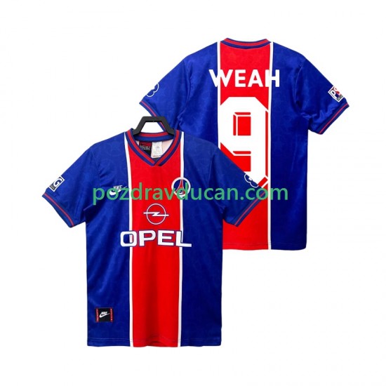 Nogometni Dresovi Paris Saint-Germain WEAH 9 1995 1996 Retro Muški Domaći dres Kratkih Rukava