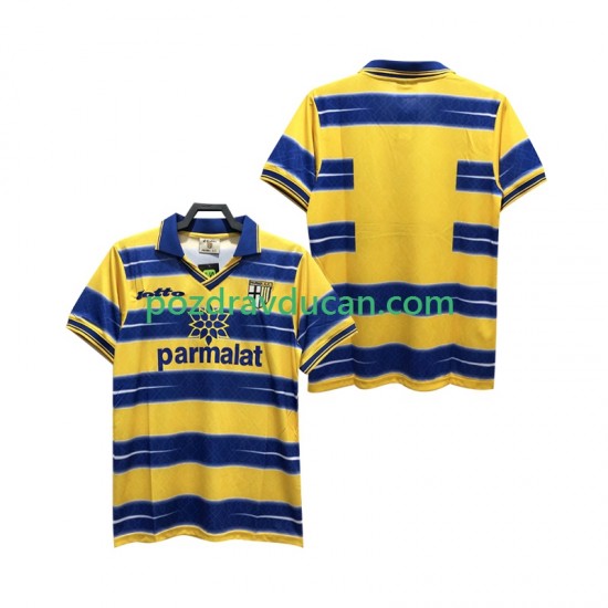 Nogometni Dresovi Parma Retro Muški Domaći dres 1998 1999 Kratkih Rukava