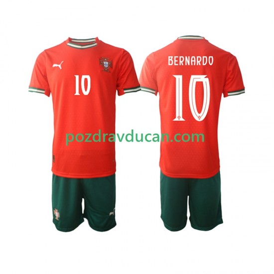 Nogometni Dresovi Portugal Bernardo Silva 10 Dječji Domaći dres 2025-2026 Kratkih Rukava
