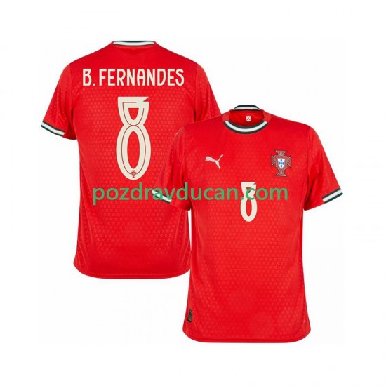 Nogometni Dresovi Portugal Bruno Fernandes 8 Muški Domaći dres 2025-2026 Kratkih Rukava