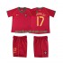 Nogometni Dresovi Portugal Cristiano Ronaldo 17 Retro Dječji Domaći dres 2006 Kratkih Rukava