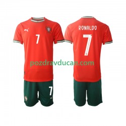 Nogometni Dresovi Portugal Cristiano Ronaldo 7 Dječji Domaći dres 2025 Kratkih Rukava