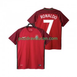 Nogometni Dresovi Portugal RONALDO 7 2016 Retro Muški Domaći dres Kratkih Rukava
