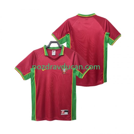 Nogometni Dresovi Portugal Retro Muški Domaći dres 1998 Kratkih Rukava