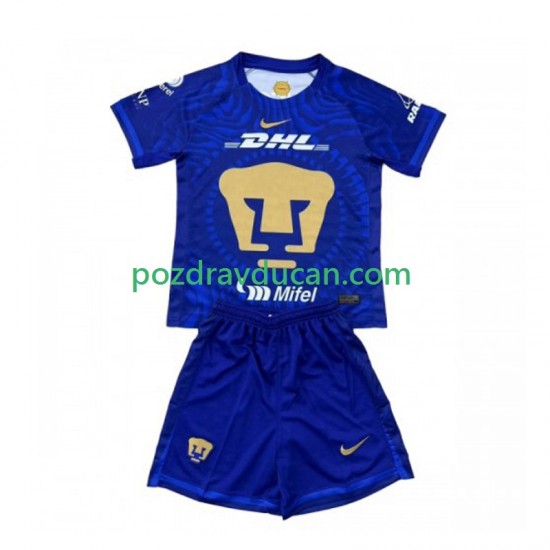 Nogometni Dresovi Pumas UNAM Dječji Gostujući dres 2025-2026 Kratkih Rukava