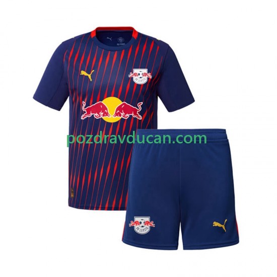 Nogometni Dresovi RB Leipzig Dječji Gostujući dres 2025-2026 Kratkih Rukava
