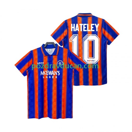 Nogometni Dresovi Rangers HATELEY 10 1993 Retro Muški Gostujući dres 1994 Kratkih Rukava