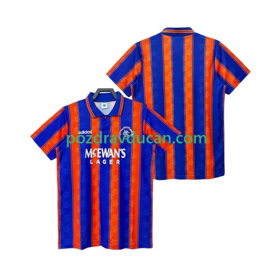 Nogometni Dresovi Rangers 1993 Retro Muški Gostujući dres 1994 Kratkih Rukava