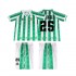 Nogometni Dresovi Real Betis FINIDI 25 1996 1997 Retro Dječji Domaći dres Kratkih Rukava