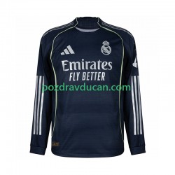 Nogometni Dresovi Real Madrid Muški Gostujući dres 2025-2026 Dugi Rukav