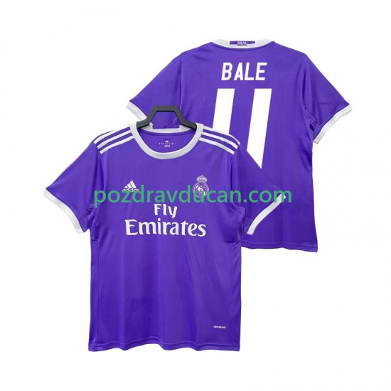 Nogometni Dresovi Real Madrid BALE 11 2016 2017 Retro Muški Gostujući dres Kratkih Rukava