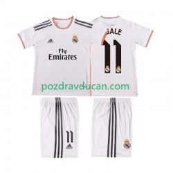 Nogometni Dresovi Real Madrid BALE 11 2013 2014 Retro Dječji Domaći dres Kratkih Rukava
