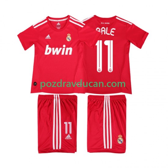 Nogometni Dresovi Real Madrid BALE 11 2012 Retro Dječji Treći dres 2011 Kratkih Rukava