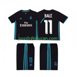 Nogometni Dresovi Real Madrid Bale 11 2017 2018 Retro Dječji Gostujući dres Kratkih Rukava