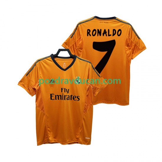 Nogometni Dresovi Real Madrid CRISTIANO RONALDO 7 2013 2014 Retro Muški Treći dres Kratkih Rukava