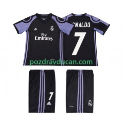 Nogometni Dresovi Real Madrid Cristiano Ronaldo 7 2016 2017 Retro Dječji Treći dres Kratkih Rukava