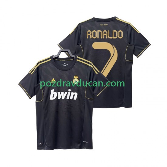 Nogometni Dresovi Real Madrid Cristiano Ronaldo 7 2012 Retro Muški Gostujući dres 2011 Kratkih Rukava