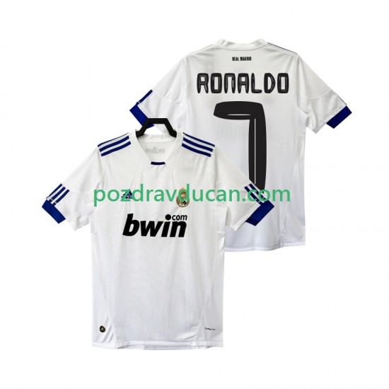 Nogometni Dresovi Real Madrid Cristiano Ronaldo 7 Retro Muški Domaći dres 2011 2010 Kratkih Rukava