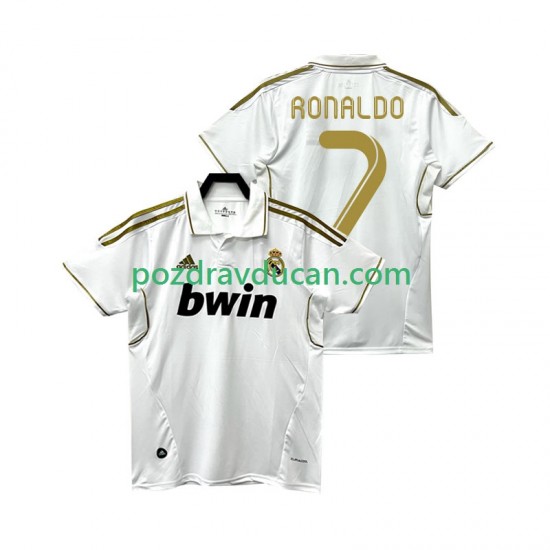 Nogometni Dresovi Real Madrid Cristiano Ronaldo 7 2012 Retro Muški Domaći dres 2011 Kratkih Rukava