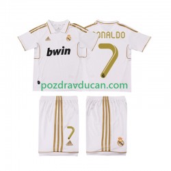 Nogometni Dresovi Real Madrid Cristiano Ronaldo 7 2012 Retro Dječji Domaći dres 2011 Kratkih Rukava