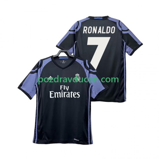 Nogometni Dresovi Real Madrid Cristiano Ronaldo 7 2016 2017 Retro Muški Treći dres Kratkih Rukava