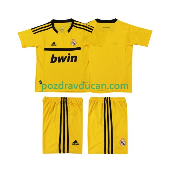 Nogometni Dresovi Real Madrid 2012 Vratar Retro Dječji Domaći dres 2011 Kratkih Rukava