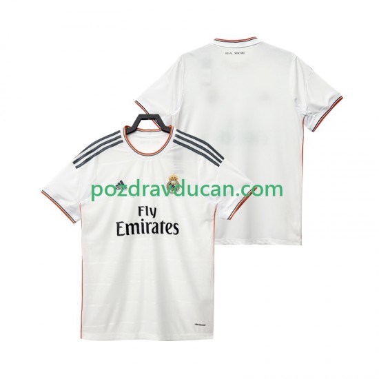 Nogometni Dresovi Real Madrid 2013 2014 Retro Muški Domaći dres Kratkih Rukava
