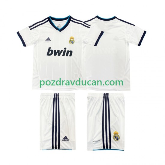 Nogometni Dresovi Real Madrid 2012 2013 Retro Dječji Domaći dres Kratkih Rukava