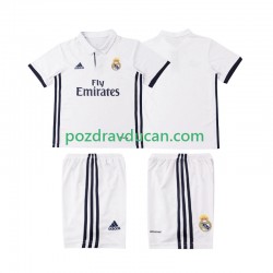 Nogometni Dresovi Real Madrid 2016 2017 Retro Dječji Domaći dres Kratkih Rukava