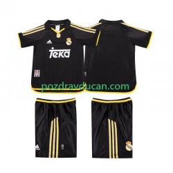 Nogometni Dresovi Real Madrid 2001 Retro Dječji Gostujući dres 1999 Kratkih Rukava