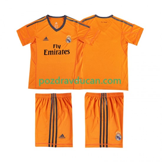 Nogometni Dresovi Real Madrid 2013 2014 Retro Dječji Treći dres Kratkih Rukava