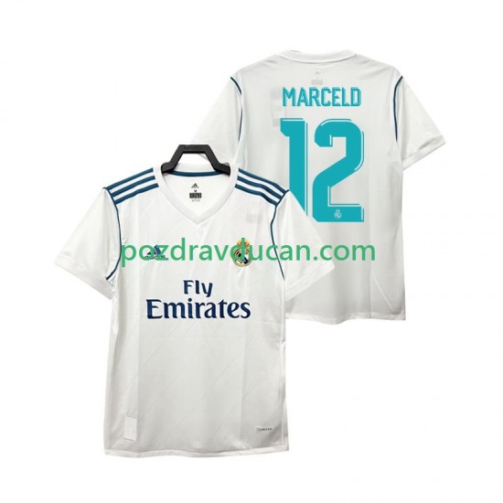 Nogometni Dresovi Real Madrid MARCELD 12 2017 2018 Retro Muški Domaći dres Kratkih Rukava